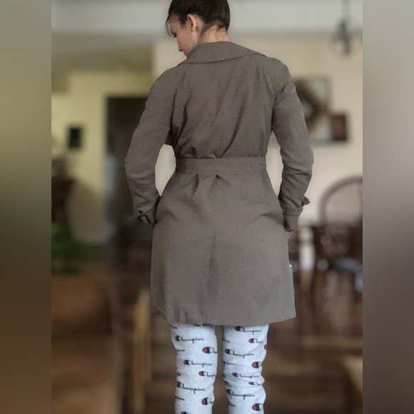 Micheal Kors Wrap Trench Coat - Picture 10 of 12